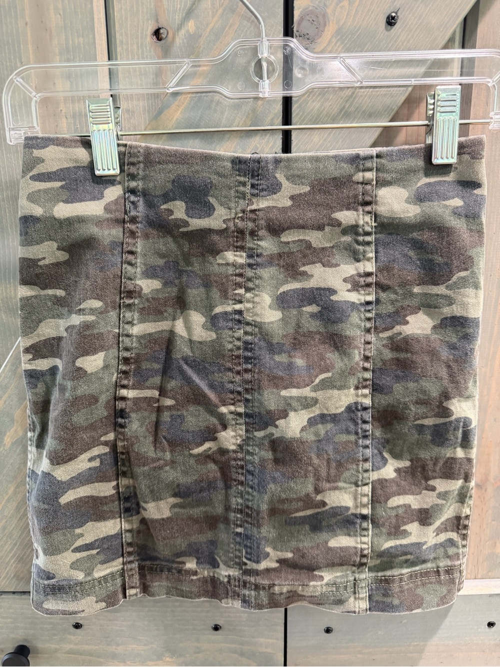 Free People Camo Mini Skirt Size 0 Utility Military Stretch Y2K
